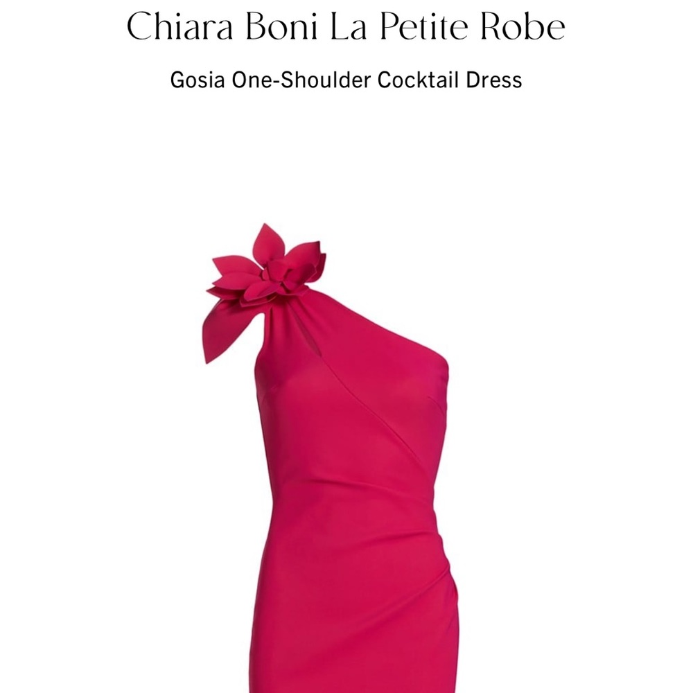 Chiara Boni La Petite Robe Gosia One-Shoulder Cocktail Dress